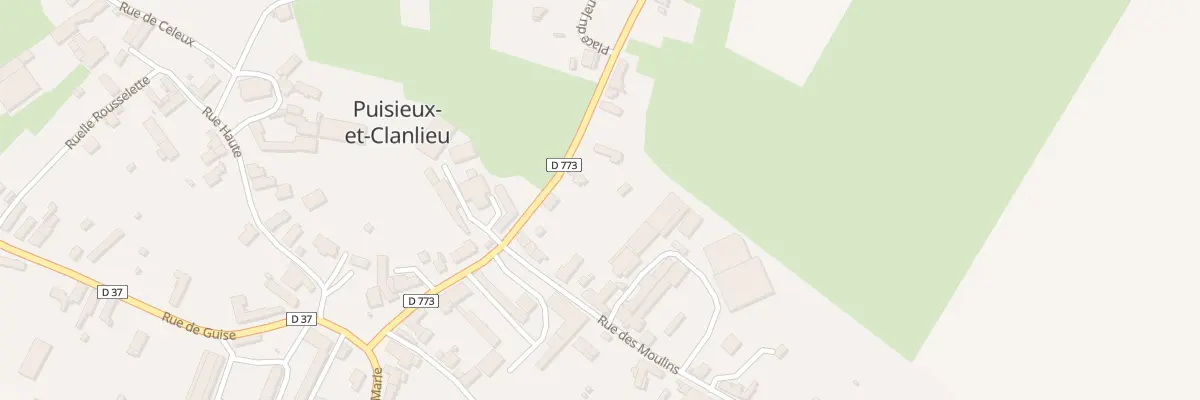 Plan du 12 Rue de la Gare à Puisieux-et-Clanlieu