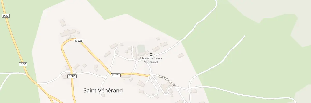 Plan du 5010 Le Bourg à Saint-Vénérand
