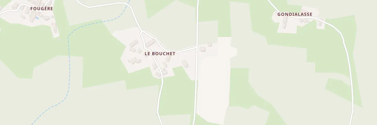 Plan du 5696 Le Bouchet à Marat