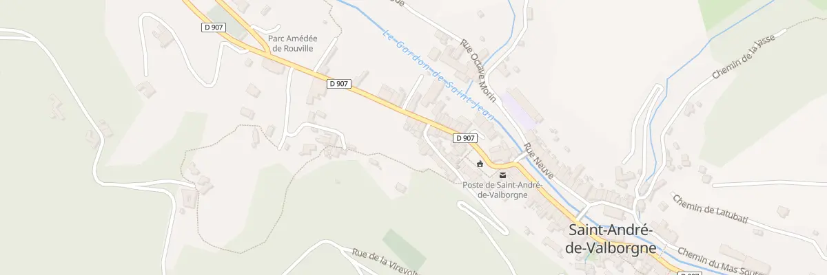 Plan du 5058 Le Village Ouest à Saint-André-de-Valborgne