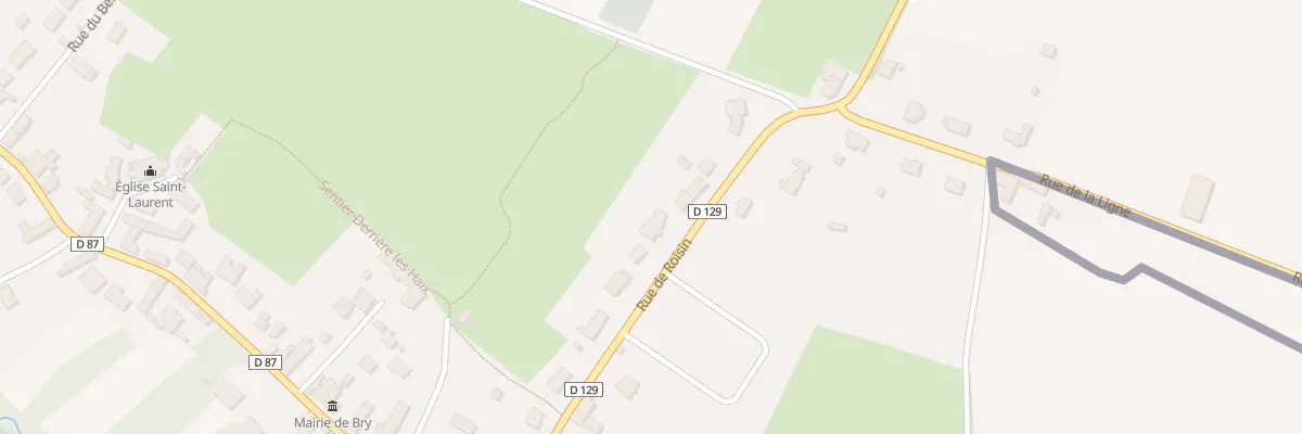 Plan du 13 Rue de Roisin à Bry