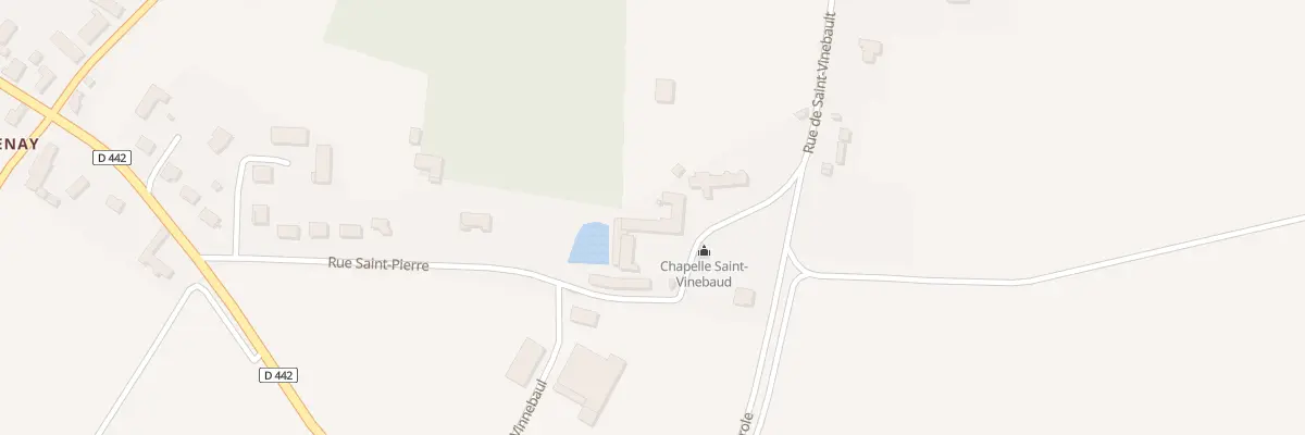 Plan du 16 Rue de Saint Vinebault à Saint-Martin-de-Bossenay