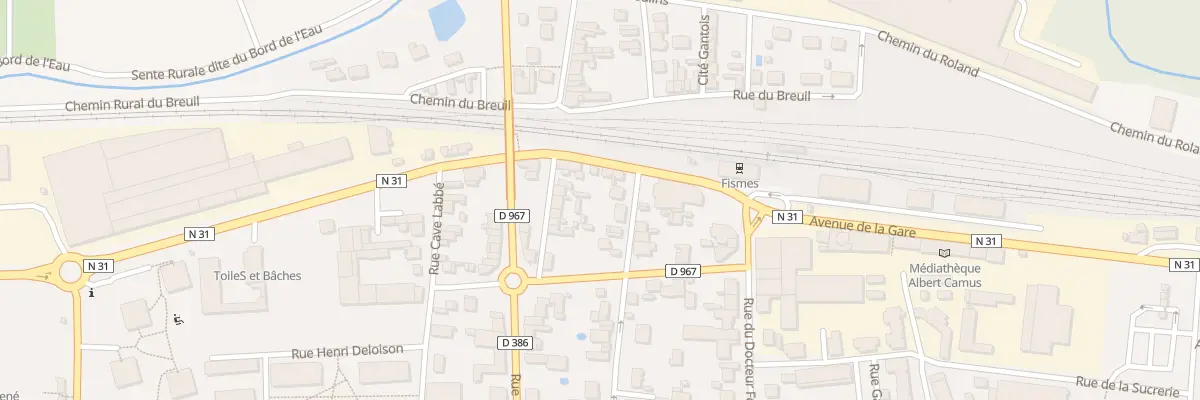 Plan du 13 Rue Brule Barbey à Fismes