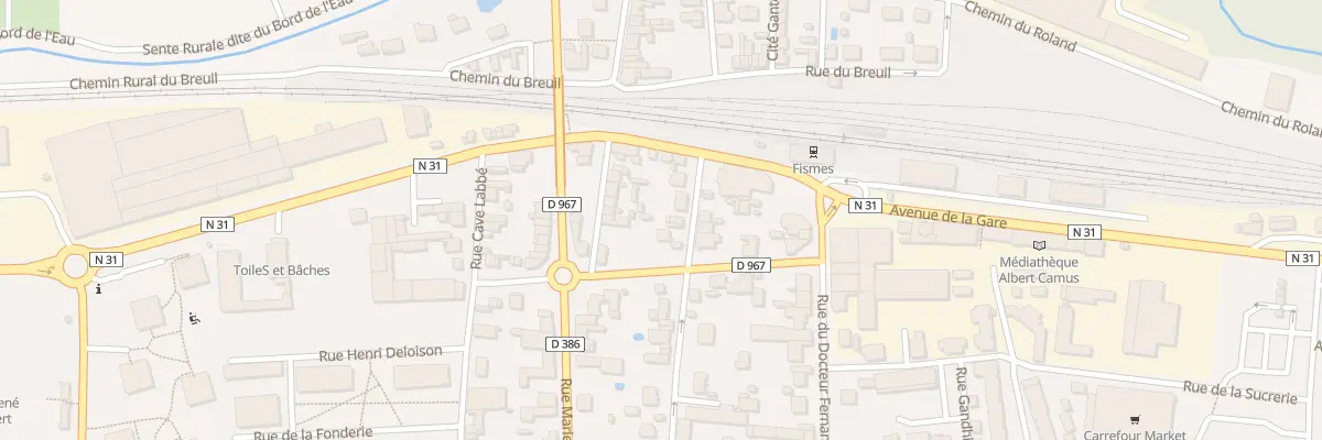 Plan du 9 Rue Brule Barbey à Fismes