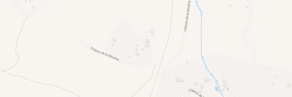 Plan du 534 Che de la Mouline à Poussan