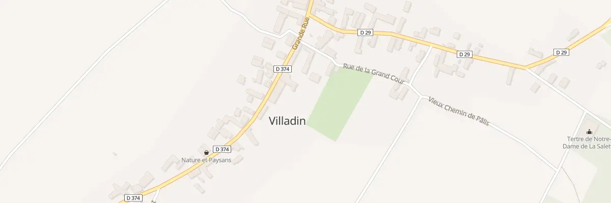Plan du 4 Pl de l’Eglise à Villadin