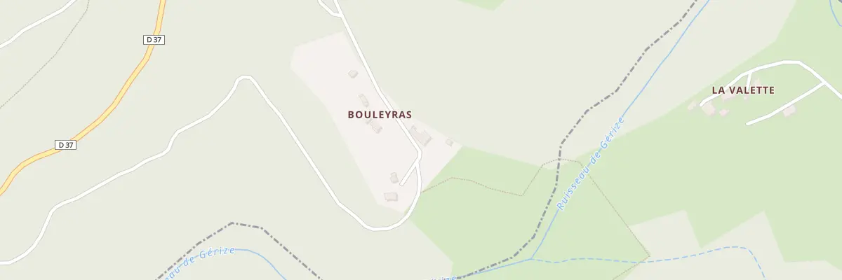 Plan du 5092 Bouleyras à Olmet
