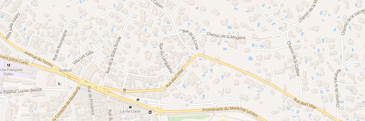 Plan du 88 Rue Jean Vilar à Sète
