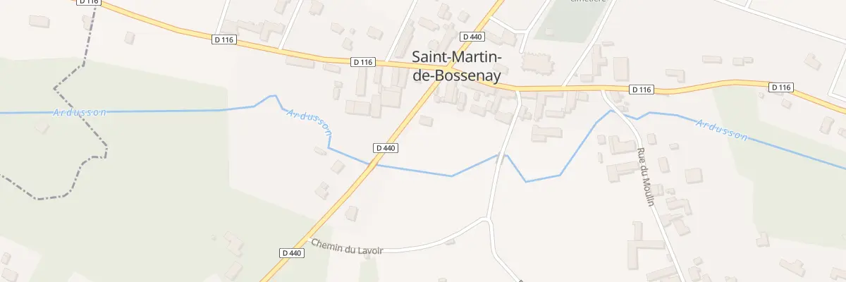 Plan du 53 Le Village à Saint-Martin-de-Bossenay