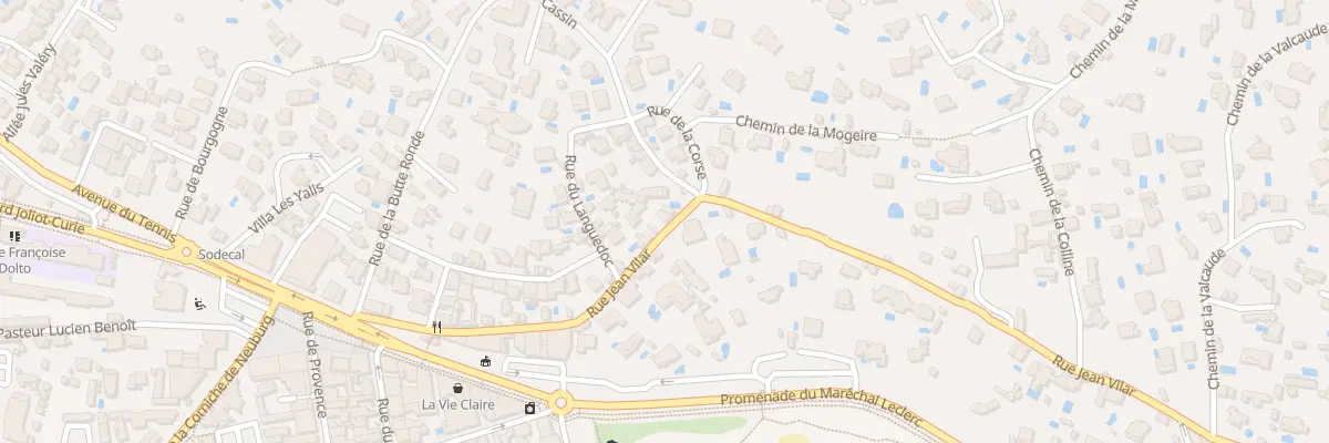 Plan du 86 Rue Jean Vilar à Sète