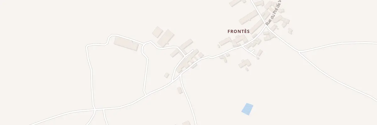 Plan du 5110 Frontes à Monlet