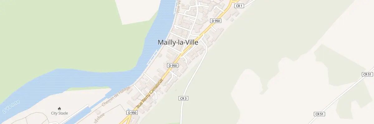 Plan du 12 Rue Remy Camelinat à Mailly-la-Ville