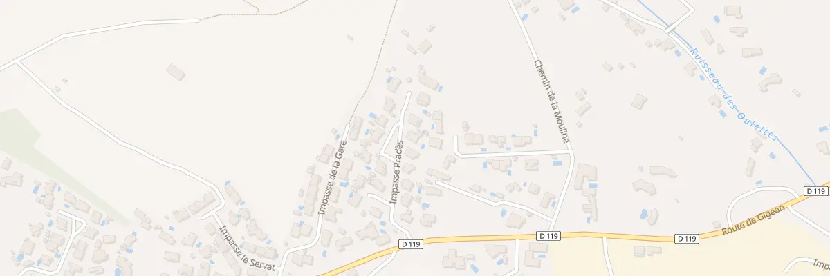 Plan du 6 Lot Prades à Poussan