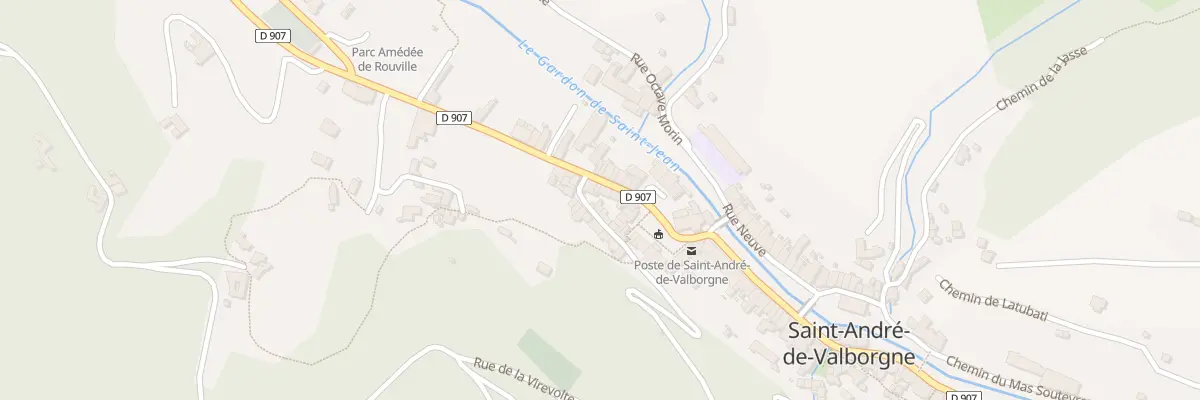 Plan du 5030 Le Village Ouest à Saint-André-de-Valborgne