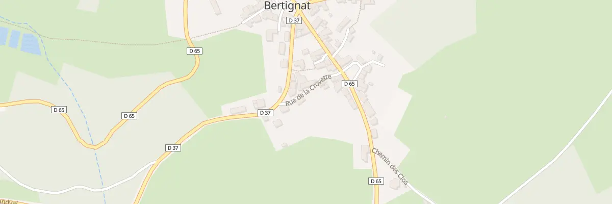 Plan du 5265 Le Bourg à Bertignat