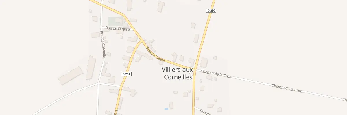 Plan du 11 Rue du Tilleul à Villiers-aux-Corneilles