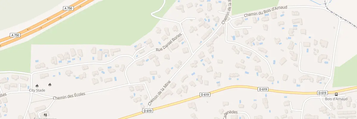 Plan du 5 Che de la Mine à Saint-Paul-et-Valmalle