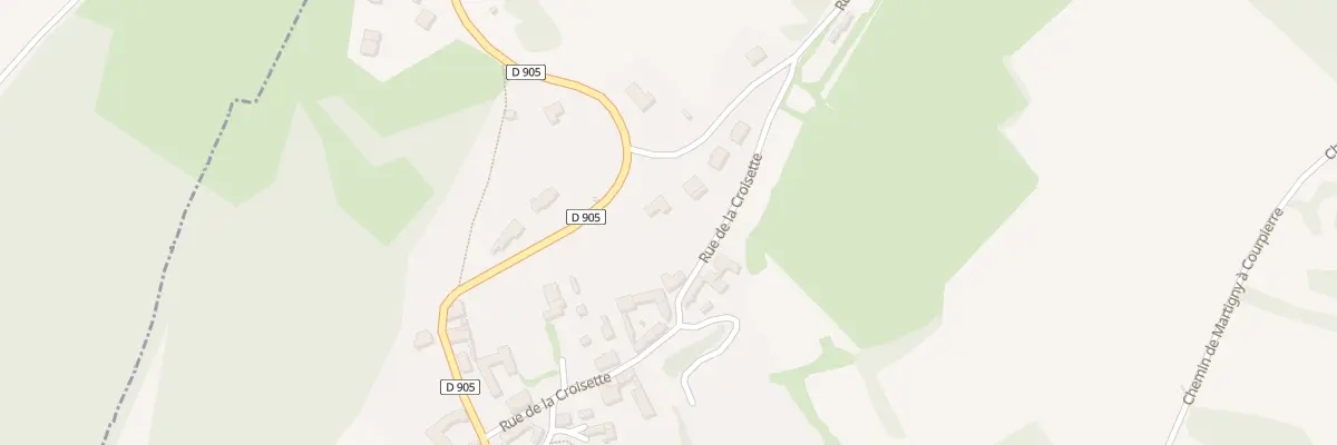 Plan du 9001 Rue de la Croisette à Martigny-Courpierre