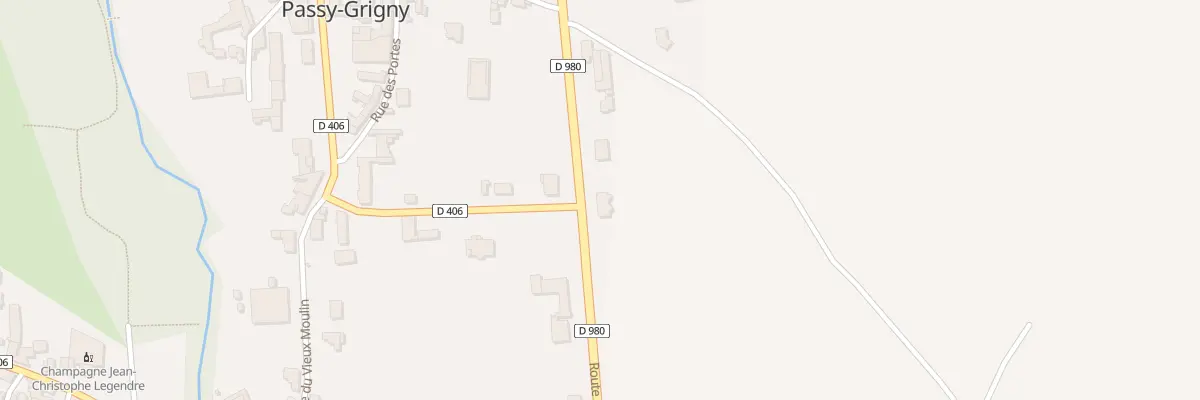 Plan du 1 Rte de Reims à Passy-Grigny