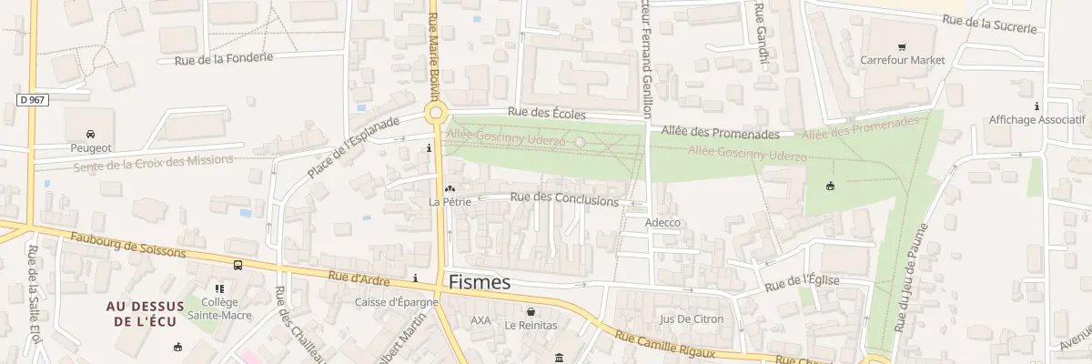 Plan du 7 Rue des Conclusions à Fismes