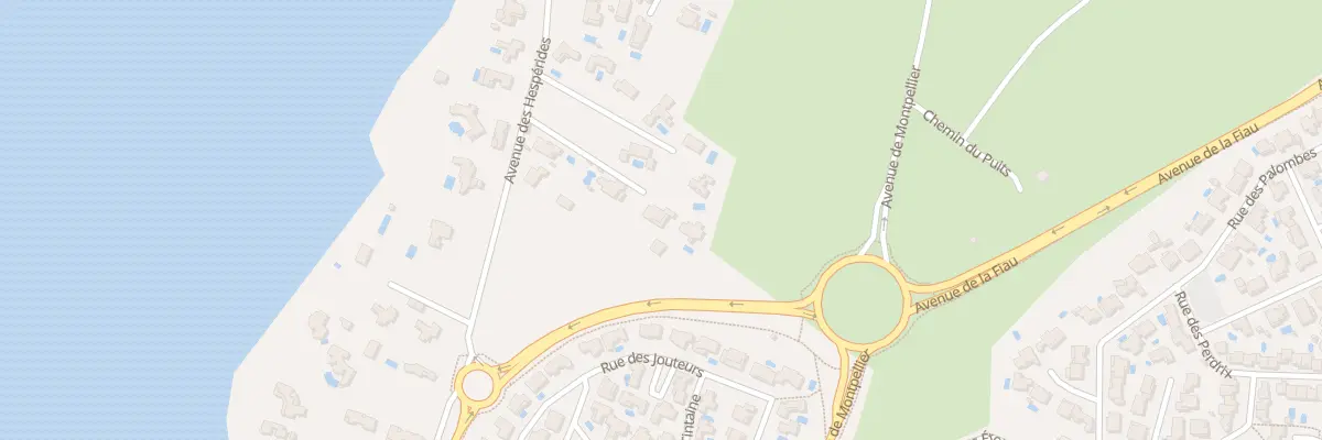 Plan du 9025F Av des Hespérides à Balaruc-les-Bains
