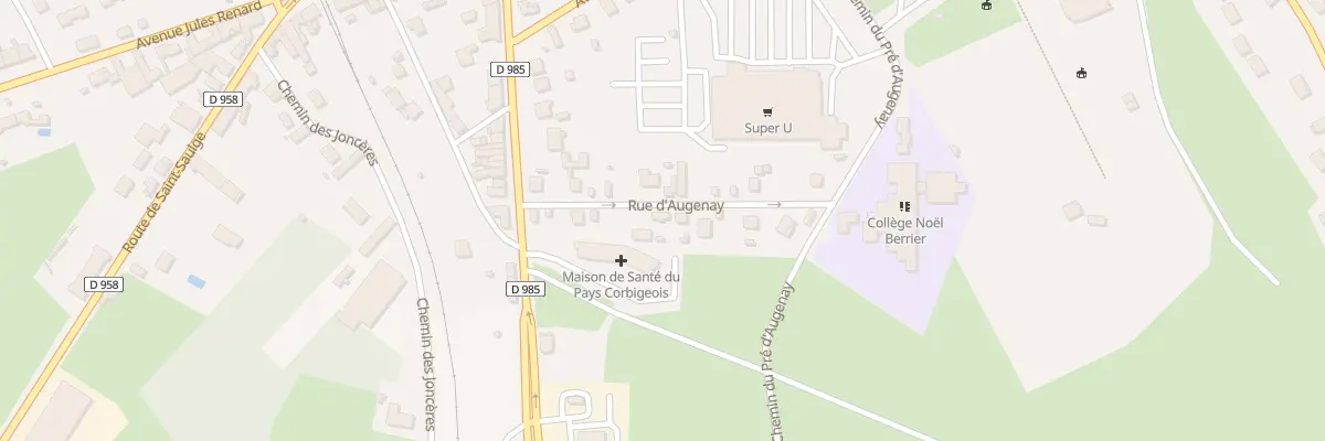 Plan du 11 Rue d’Augenay à Corbigny