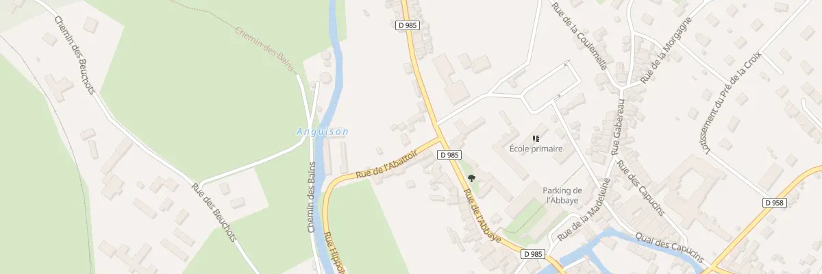 Plan du 2 Rue de l’Abattoir à Corbigny