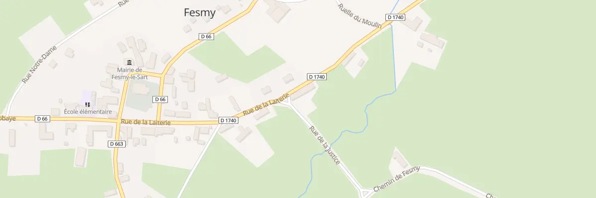 Plan du 14 Rue de la Laiterie à Fesmy-le-Sart