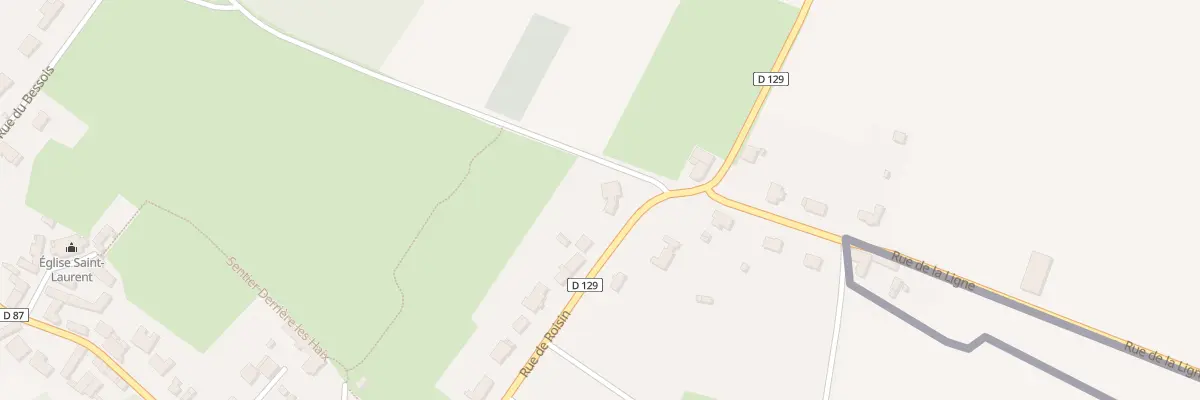 Plan du 21 Rue de Roisin à Bry