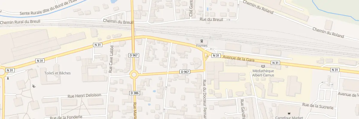 Plan du 10 Rue Brule Barbey à Fismes