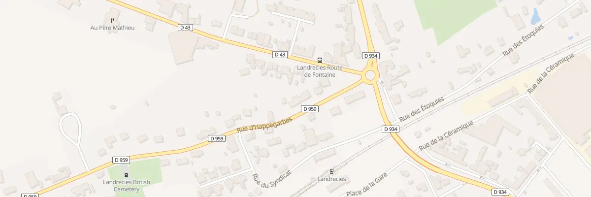 Plan du 10 Rue d’Happegarbes à Landrecies