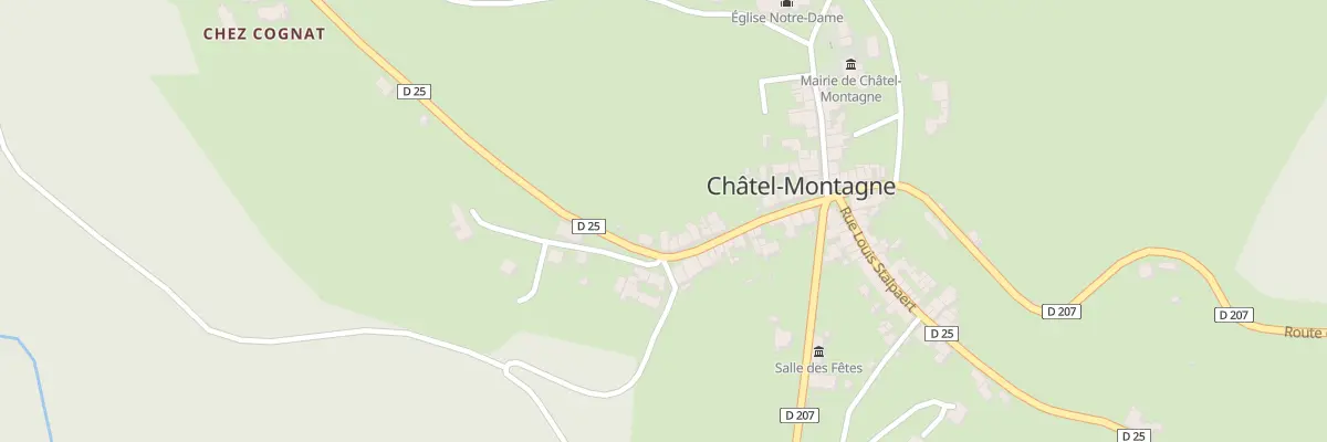 Plan du 5087 Rue de la Mémoire à Châtel-Montagne