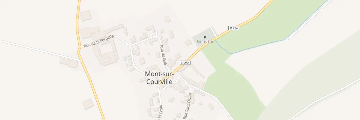 Plan du 3 Rue de Courville à Mont-sur-Courville
