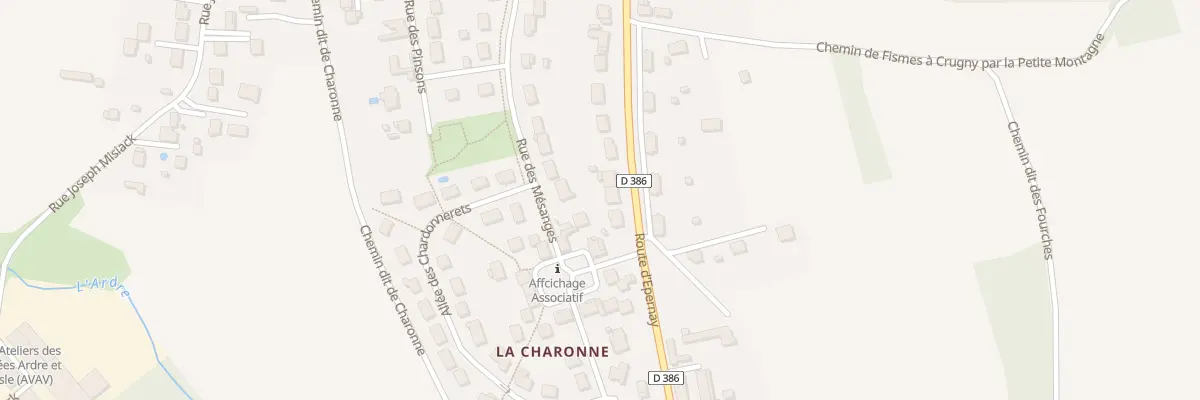 Plan du 58 Rte d’Epernay à Fismes
