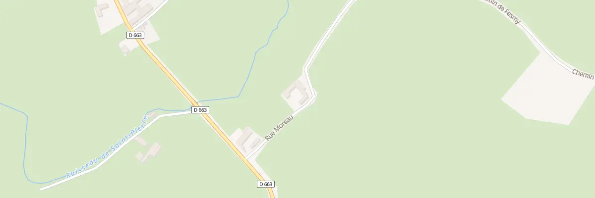 Plan du 1 Rue Moreau à Fesmy-le-Sart
