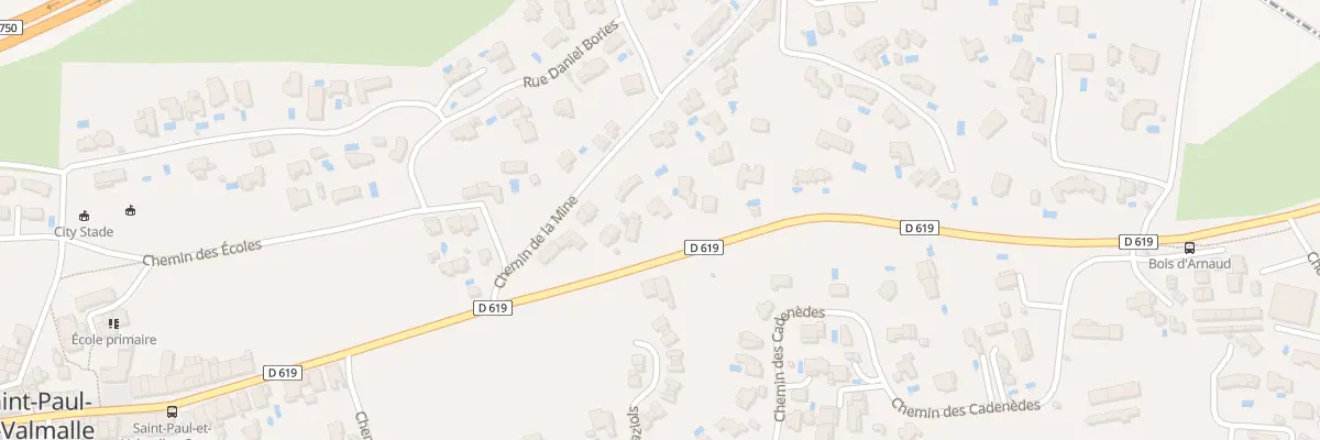 Plan du 9999 Av de Montpellier à Saint-Paul-et-Valmalle