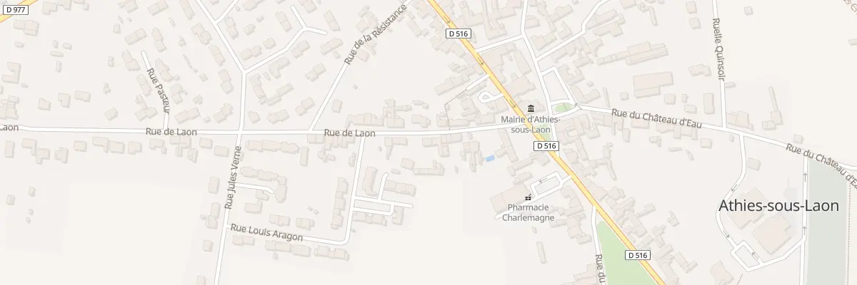 Plan du 11 Rue de Laon à Athies-sous-Laon
