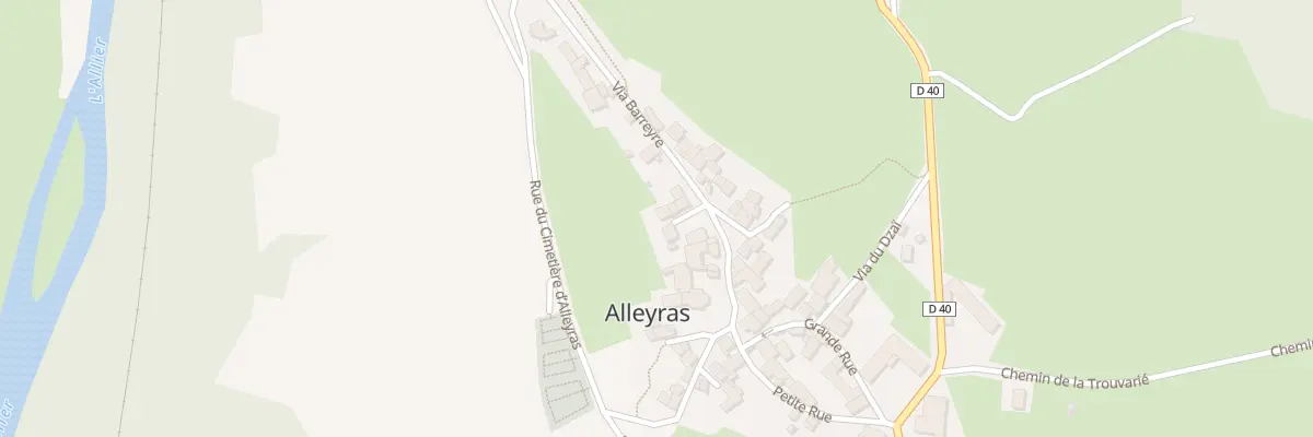 Plan du 6 Imp du Fabre à Alleyras