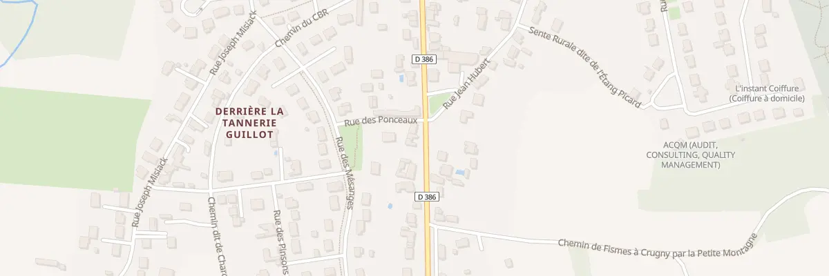 Plan du 36 Fg d’Epernay à Fismes
