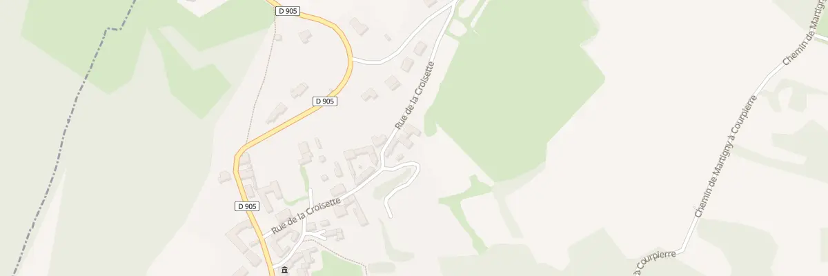 Plan du 8 Rue de la Croisette à Martigny-Courpierre