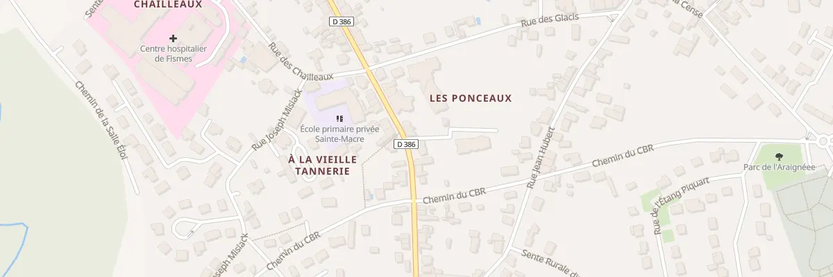 Plan du 7B Fg d’Epernay à Fismes