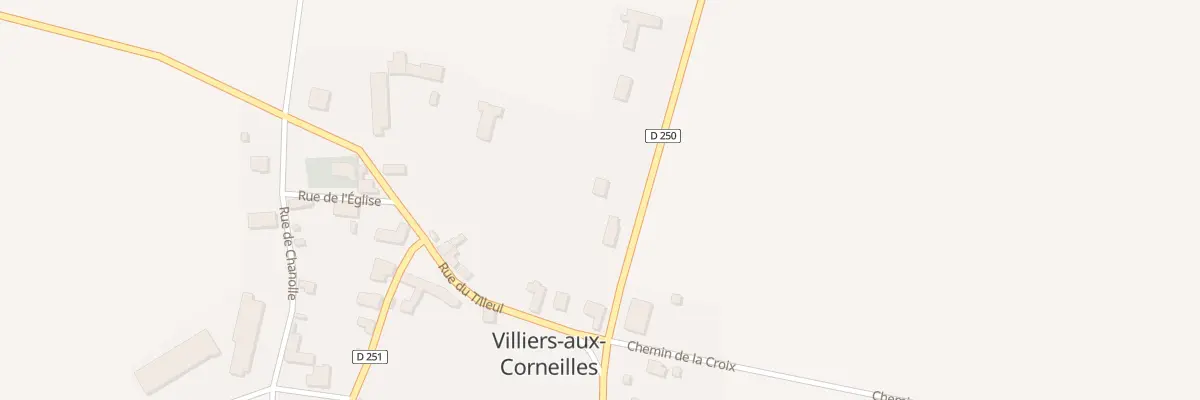 Plan du 1 Rte de Varange à Villiers-aux-Corneilles