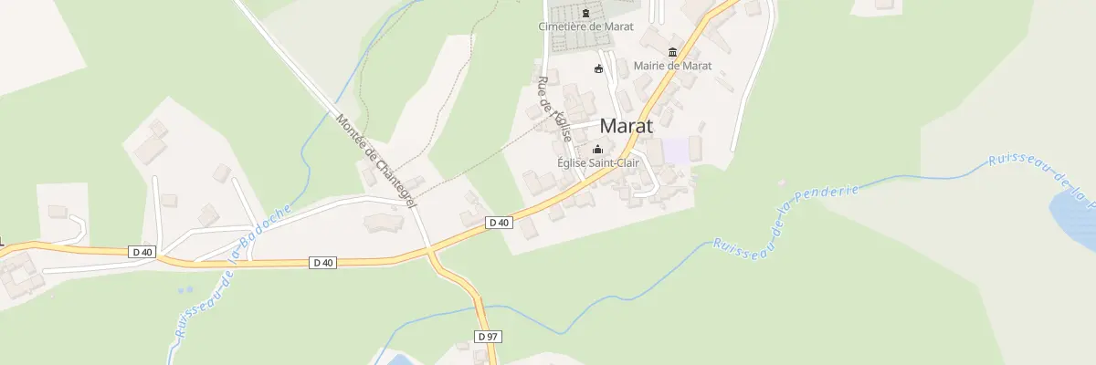 Plan du 5292A Le Bourg à Marat