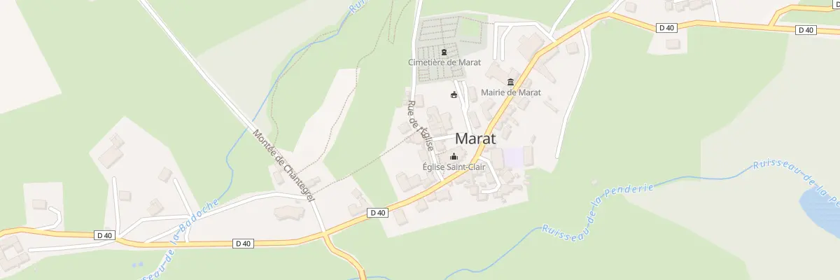 Plan du 5284 Le Bourg à Marat