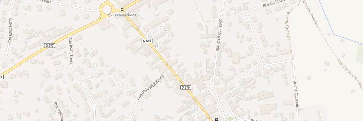 Plan du 13 Rue des Ecoles à Athies-sous-Laon