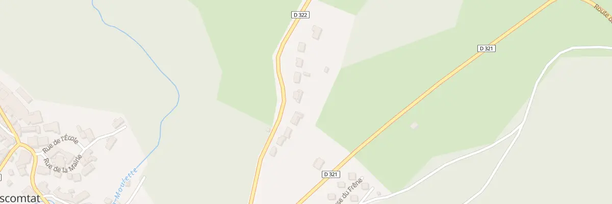 Plan du 5561 Le Pradet à Viscomtat