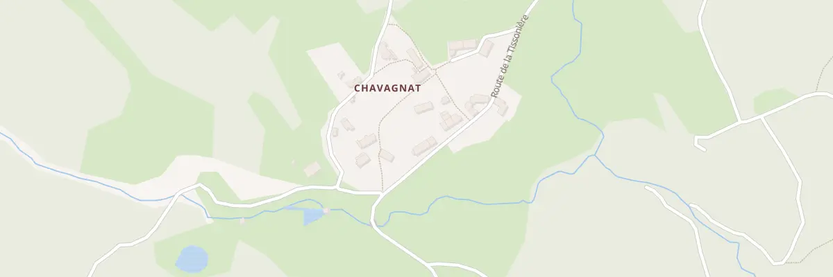 Plan du 5229 Chavagnat à Champétières