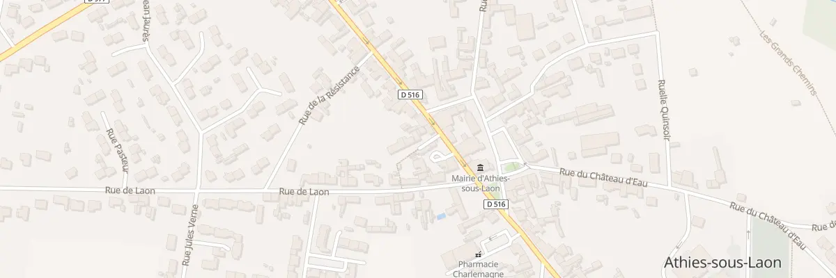 Plan du 40B Rue des Ecoles à Athies-sous-Laon