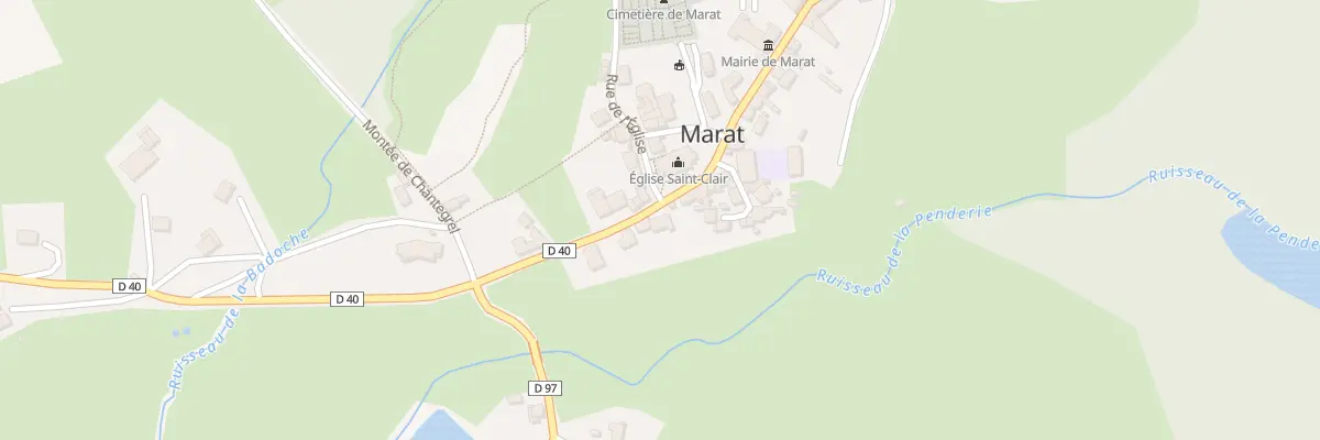 Plan du 5298 Le Bourg à Marat