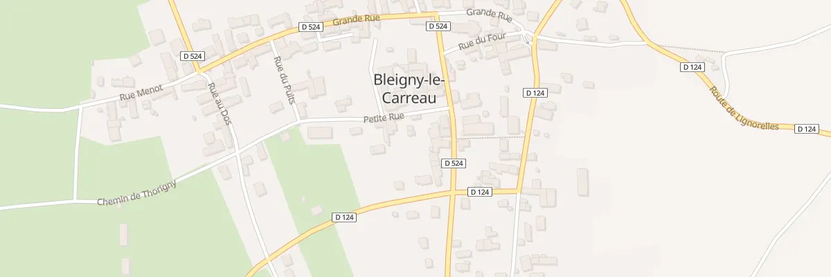 Plan du 3 Ptr Petite Rue à Bleigny-le-Carreau